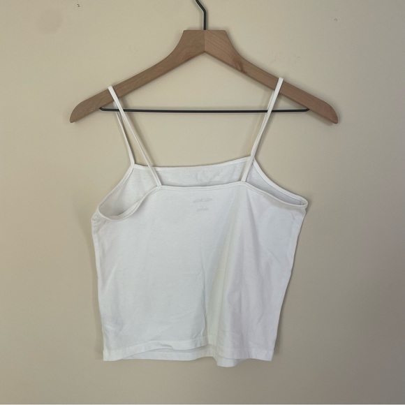 3/$30 🌸 Wild Fable White Square Neck Crop Tank Size Large - Picture 3 of 4